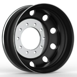 RIN DE ALUMINIO NEGRO MATE VENTILA CIRCULAR (10) 24.5 X 8.25